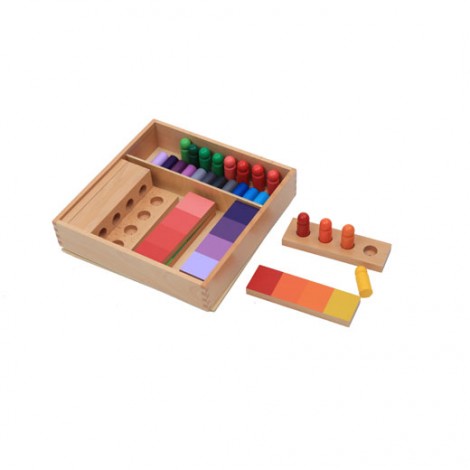 Boîte des Dégradés de Couleurs - Matériel Montessori sensoriel - jeux  éducatif enfant
