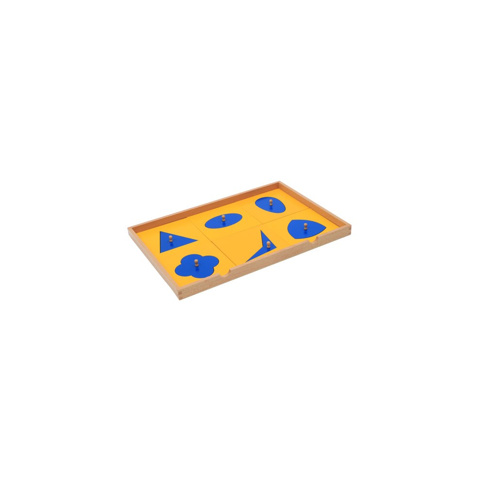 Cabinet de géométrie 35 formes - Matériel Montessori - jeux éducatifs enfant