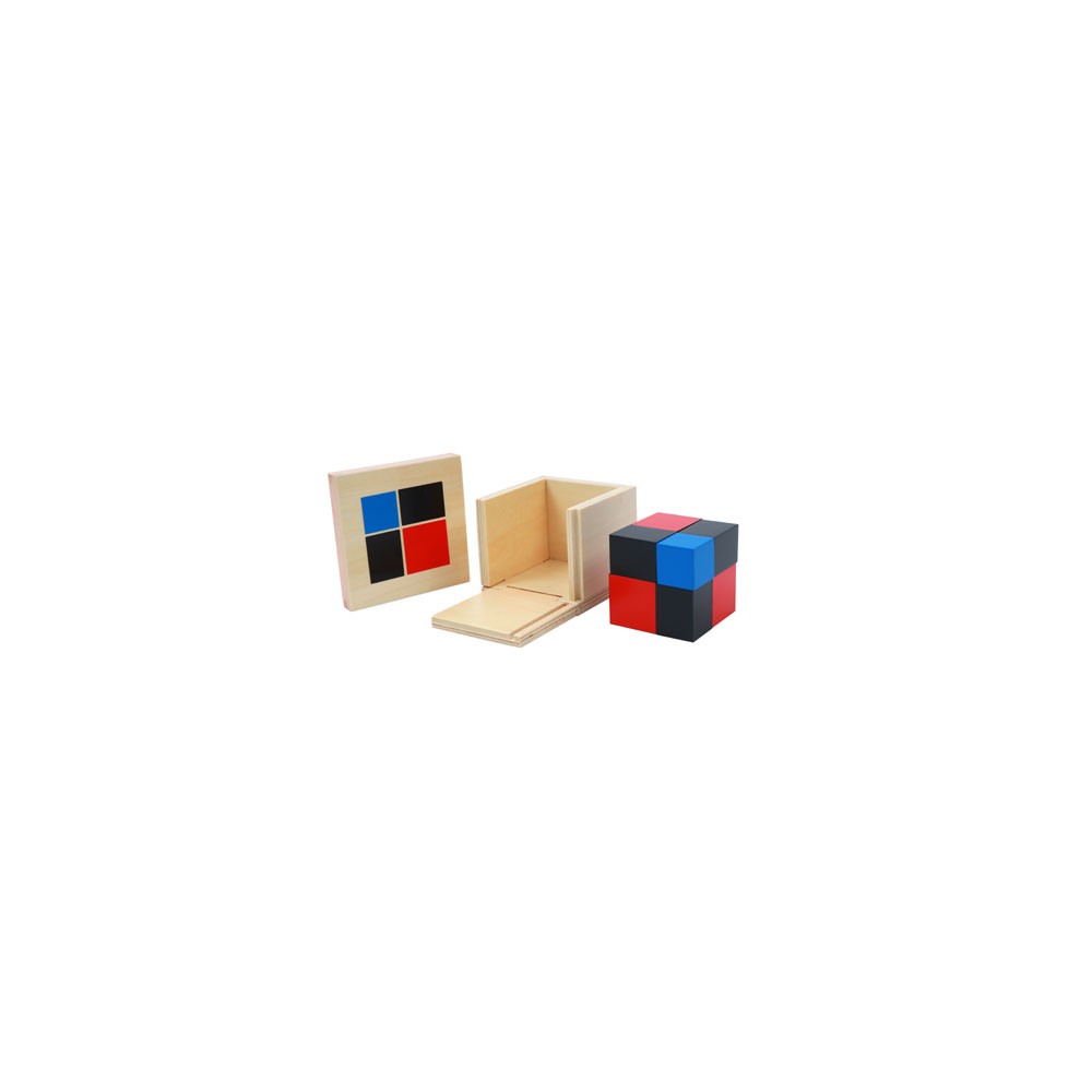 Cube du binôme Montessori - Matériel Montessori - jeux éducatifs enfants