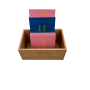 Lettres Rugueuses Cursives avec Rangement - Langage - matériel Montessori - jeux éducatif - apprentissages