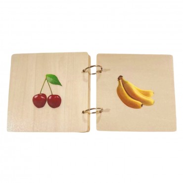 LIVRE EN BOIS - les fruits