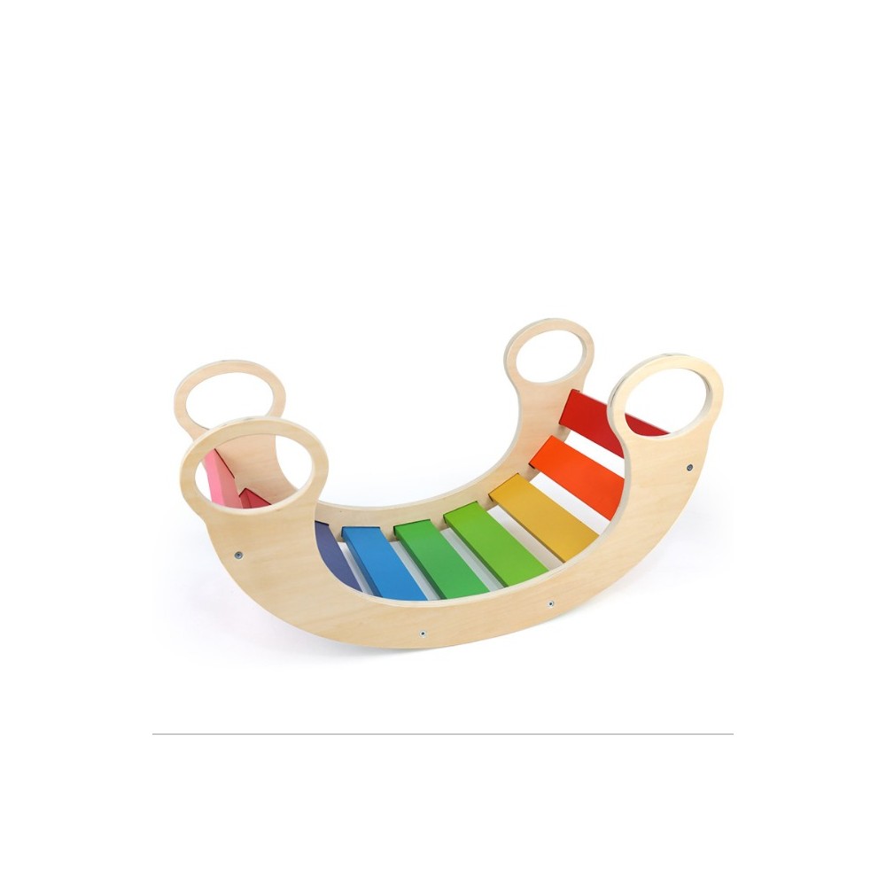 Rainbow rocker - Matériel Montessori - Nido Montessori - jeux éducatif éveil bébé