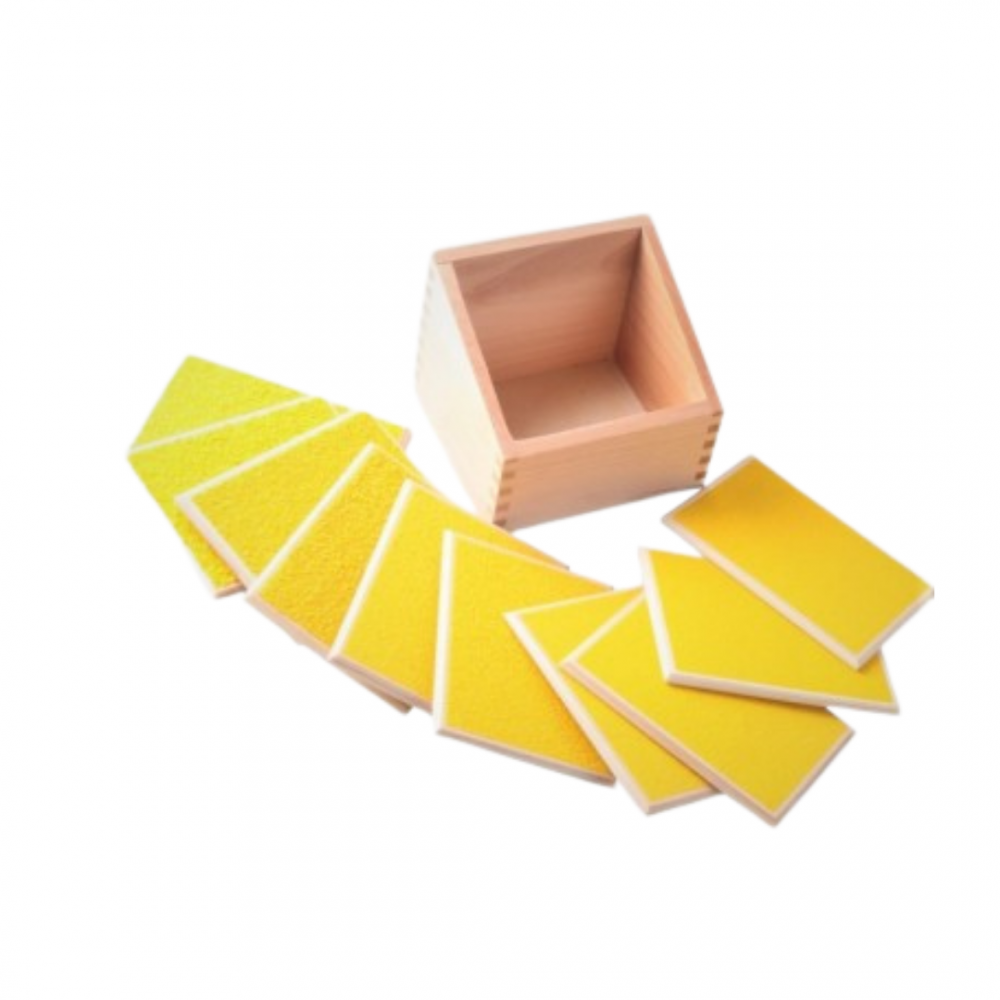 Tablettes Rugueuses  - Matériel Montessori vie pratique sensoriel - jeux éducatif éveil enfant