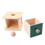 Boîte à Tiroir avec Balle - Nido - matériel montessori - jeux éducatif - apprentissages bébé
